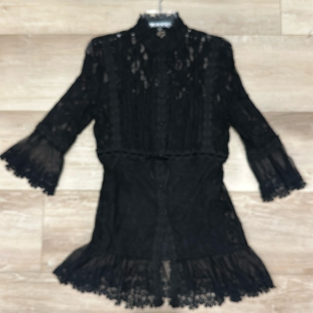 Passion Concept Gorgeous Lace Tunic w/tank Sz M